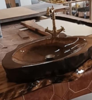 ხელნაკეთი ნიჟარა მუხის