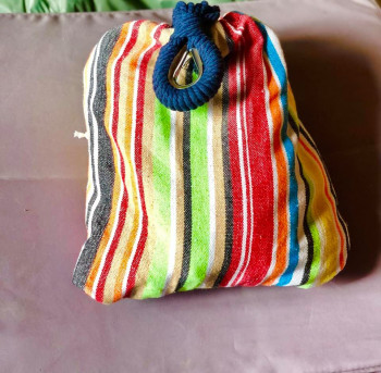 ჰამაკი ორადგილიანი ხის  გარეშე ჩანთით